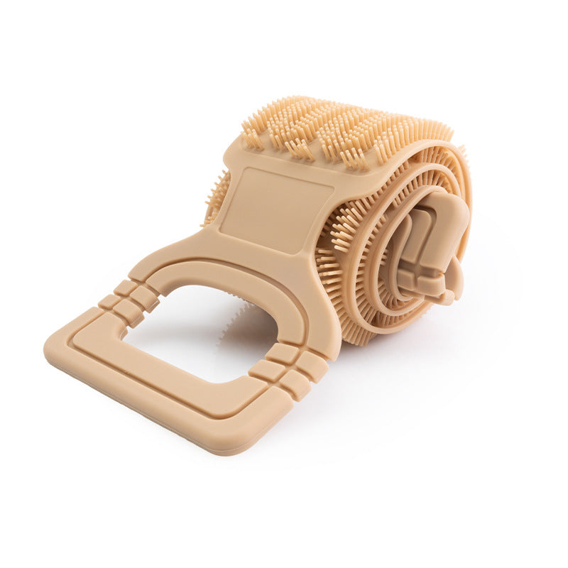 🔥HOT SALE 38% OFF – Silicone Body Scrubber · 50K+ SOLD! · Dual-Sided Exfoliating & Massaging, Split-Handle Control, Ultra-Soft, Ideal for Limited Mobility 🛁