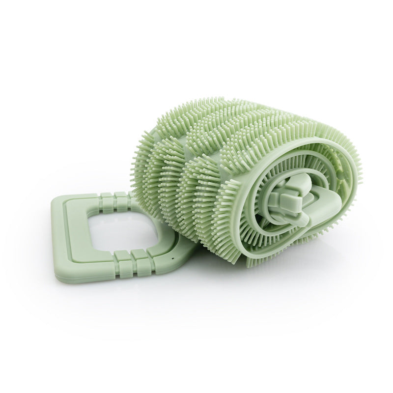 🔥HOT SALE 38% OFF – Silicone Body Scrubber · 50K+ SOLD! · Dual-Sided Exfoliating & Massaging, Split-Handle Control, Ultra-Soft, Ideal for Limited Mobility 🛁