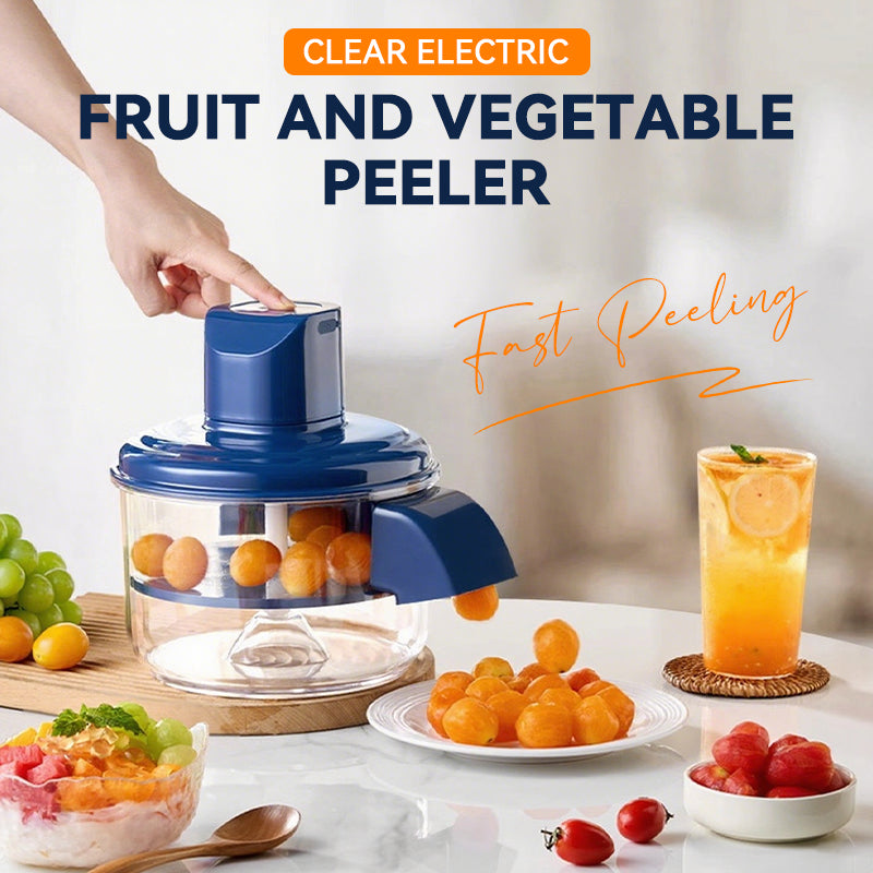 ⚡50% OFF – Electric Fruit & Vegetable Peeler · Easy Clean 🍎🔪