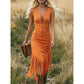 ⚡🤠Summer Sale 70% OFF – Retro Fringe Cowgirl Dress👗