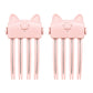 Wireless Heated Root Lift Clip, Salon Crown Volume for Fine Hair, 3-Step Styling, Compact Travel Design, Gentle Heat, Polished Finish