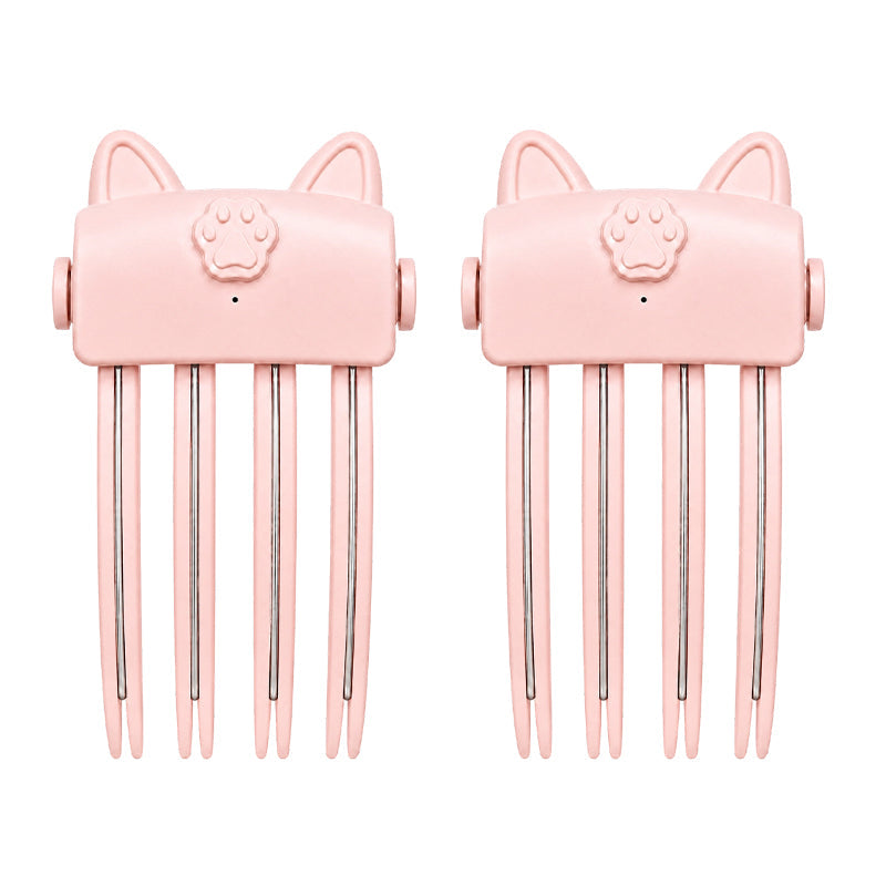 Wireless Heated Root Lift Clip, Salon Crown Volume for Fine Hair, 3-Step Styling, Compact Travel Design, Gentle Heat, Polished Finish