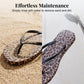 Women's Leopard Print Flip Flops, Soft Thong Sandals, Textured Traction Outsole, Flexible & Durable, Summer Beach Casual Wear