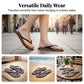 Women's Leopard Print Flip Flops, Soft Thong Sandals, Textured Traction Outsole, Flexible & Durable, Summer Beach Casual Wear