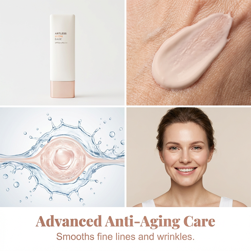 Full Coverage Long-Lasting Liquid Foundation-Keeps makeup fresh and vibrant.