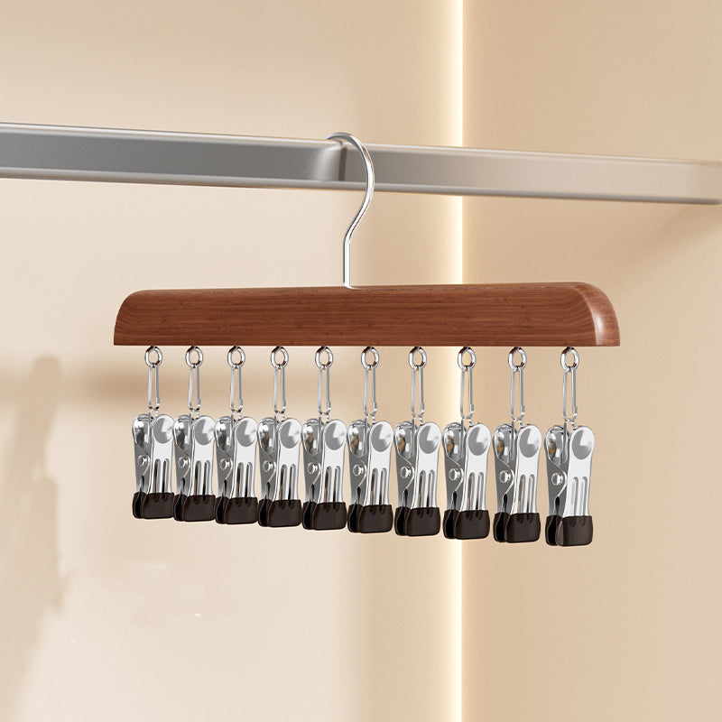 360° Swivel Multi-Hook Wardrobe Organizer
