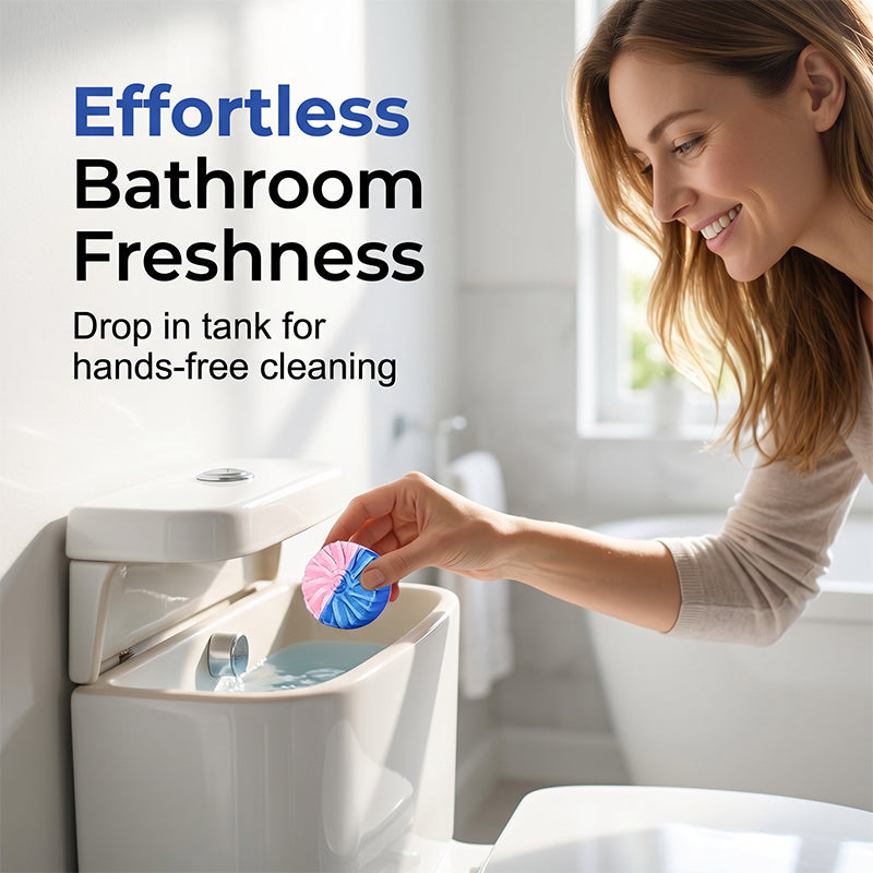 Automatic Toilet Bowl Cleaner Tablets for Stain and Odor Removal