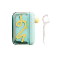 Automatic Pop-Up Floss Dispenser, One-Button Release, Dust-Proof Sealed Storage, Compact Portable, Home & Travel