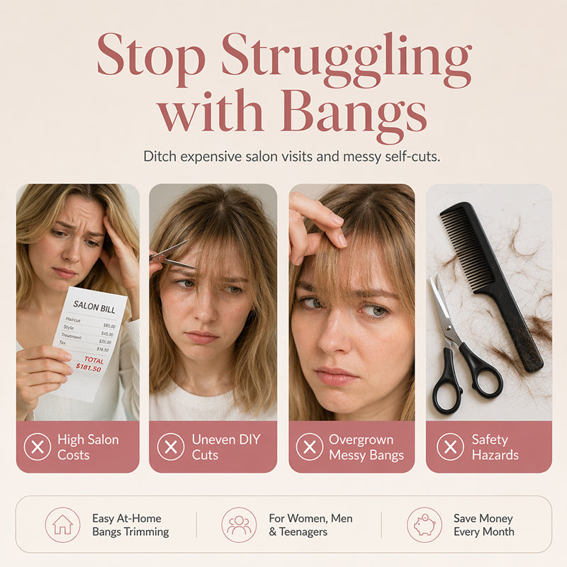 Portable Dual-Use Hair Trimming Comb