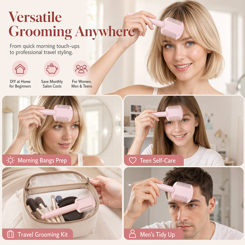 Portable Dual-Use Hair Trimming Comb