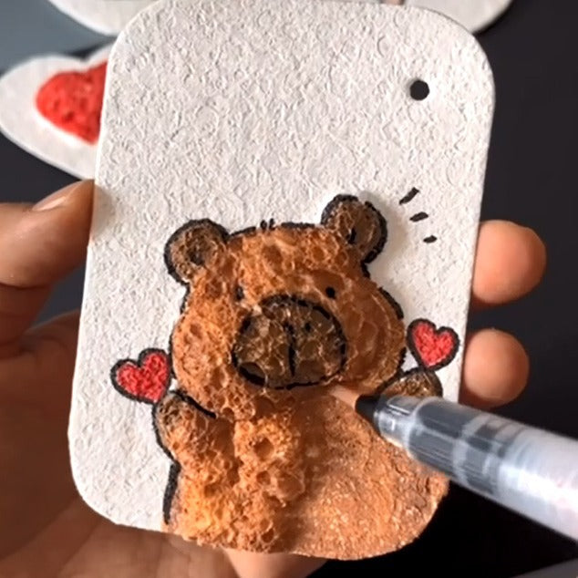 🎄Christmas Sale 49% OFF - Foam Texture Painting Paper🎁