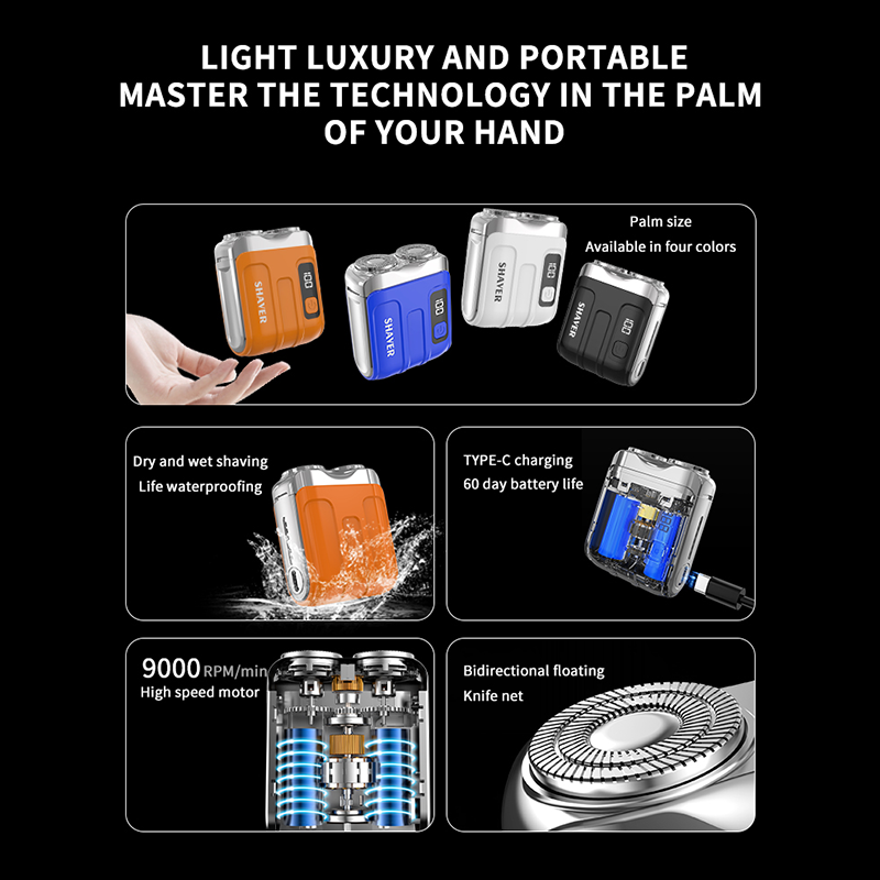 Portable Mini Men's Electric Shaver