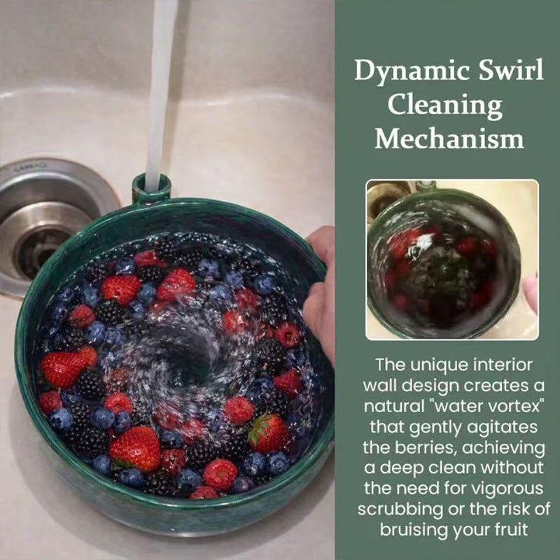Berry Swirl Washing & Serving Bowl