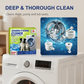 Washing Machine Cleaner Tablets for Pet Owners-Powerful Enzyme Formula Dissolves Pet Hair & Fur, Deep-Cleans Drum & Pipes, Removes Odors & Residue