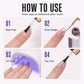 Reflective Glitter Gel Nail Polish Liner-12 Shades High-Density Glitter Resin,Waterproof & Chip-Resistant for 30 Days