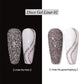 Reflective Glitter Gel Nail Polish Liner-12 Shades High-Density Glitter Resin,Waterproof & Chip-Resistant for 30 Days