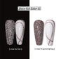 Reflective Glitter Gel Nail Polish Liner-12 Shades High-Density Glitter Resin,Waterproof & Chip-Resistant for 30 Days