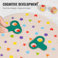 Wooden Shape Matching Toy Set – Cognitive Development Educational Puzzle for Kids 3+, Shape & Color Recognition Board Game, Parent-Child Interactive Play, Safe Burr-Free Wood, Party & Learning Activity for Toddlers