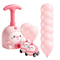 Balloon-Powered Launcher Car Toy Set for Kids-ress-Propulsion Aerodynamic Racing & Flying Toy for Kids 3+, No Batteries Needed, STEM Learning Through Play