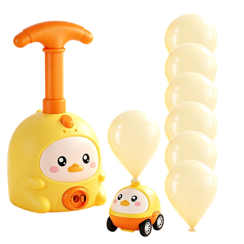 Balloon-Powered Launcher Car Toy Set for Kids-ress-Propulsion Aerodynamic Racing & Flying Toy for Kids 3+, No Batteries Needed, STEM Learning Through Play