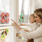 Suction Cup Spinner Toys-– 3/6/9-Pack Colorful Rotating Fidget Toy with Jingling Sound, BPA-Free Food-Grade ABS, Adheres to Any Smooth Surface, Perfect for Bath, Travel & Mealtime