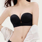 Front Buckle Push-Up Bra – Seamless Invisible Strap Bra with 2-Way Wear, Convertible Strapless Design