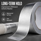 Reinforced Aluminum Foil Tape – Glass Fiber Mesh Heat-Resistant Waterproof Duct Tape for AC Pipes, Roof Sealing, HVAC Insulation, UV-Reflective Weatherproofing, Industrial-Strength Adhesive