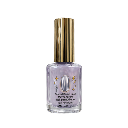 Nail Strengthener with Glossy Finish – Strengthens Weak Nails, Mirror Shine, Fast Air-Dry, Chip-Resistant