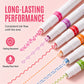 Pattern Roller Pens – Creative Curve Pens for Journaling & DIY Decor, Smooth Floral & Wave Borders, 6-Pack Student Art Supplies