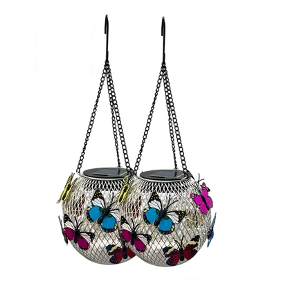 Iron Art Solar Hanging Light