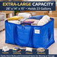 Heavy-Duty Moving Storage Bag – Extra-Large 69L Zippered Tote for Moving, Travel & Home Organization, Foldable & Durable