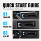 Bluetooth 5.0 Car MP3 Player – Lossless Audio, Dual USB & PD Fast Charging, Hands-Free Calling, Steering Wheel Remote