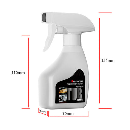 Car Headlight Restorer – No-Disassembly Formula, Restores Clarity & UV Protection, Quick-Dry Scratch-Resistant Coating
