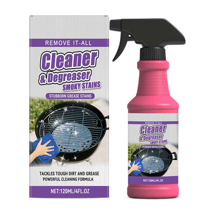 Heavy-Duty Grill Degreaser Spray – Professional Grade BBQ Cleaner, Removes Baked-On Grease & Carbon, Fast-Acting Formula