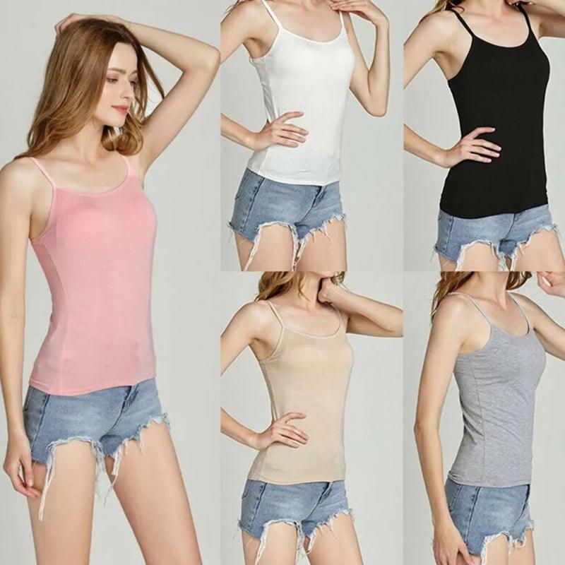 Tank With Built-In Bra - dressowy