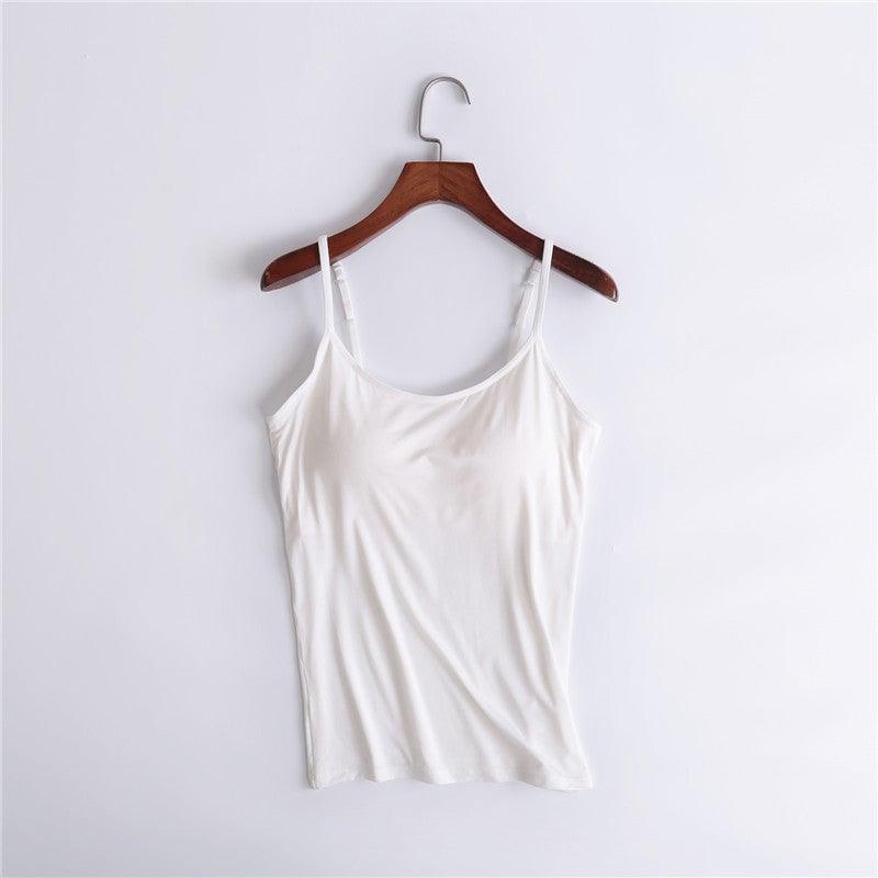 Tank With Built-In Bra - dressowy