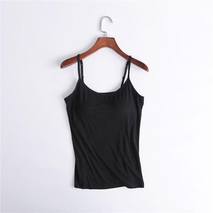 Tank With Built-In Bra - dressowy