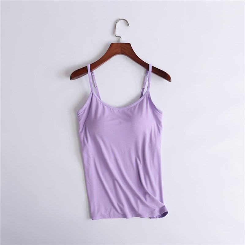 Tank With Built-In Bra - dressowy