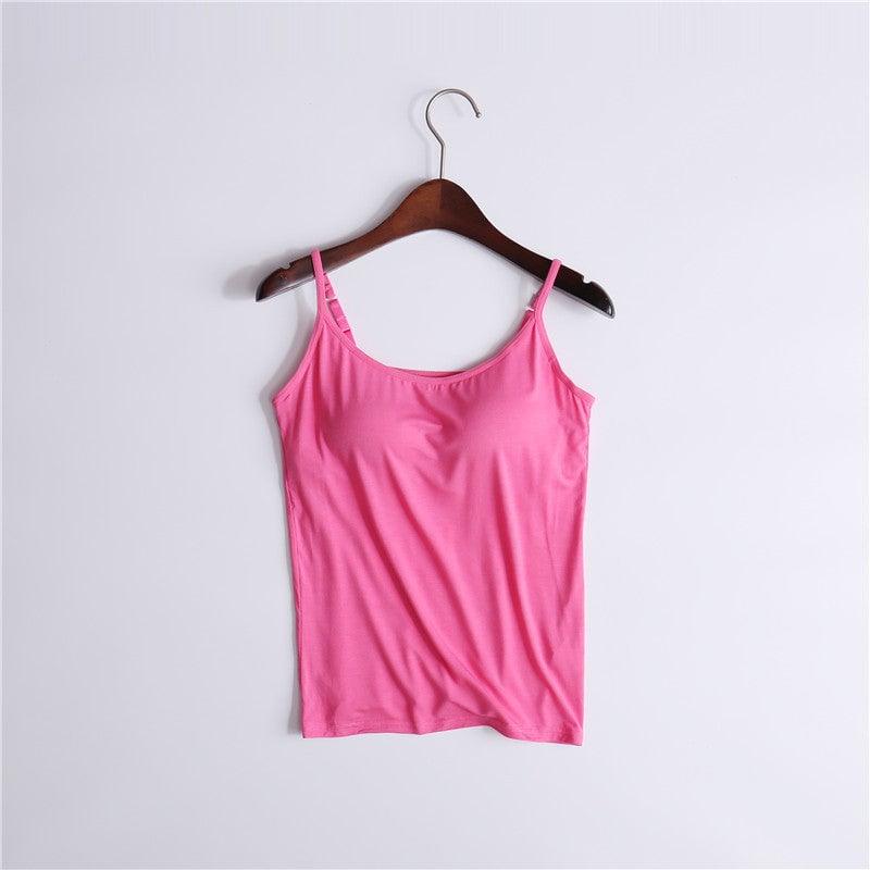 Tank With Built-In Bra - dressowy
