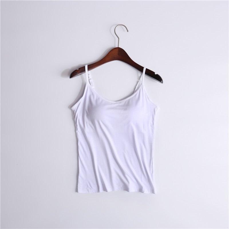 Tank With Built-In Bra - dressowy