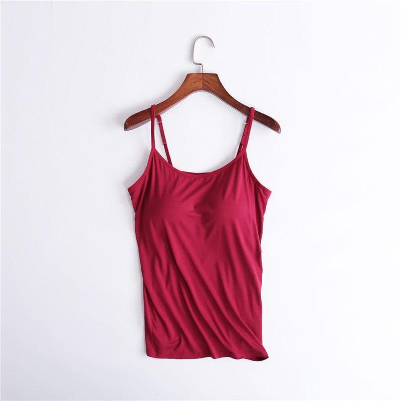 Tank With Built-In Bra - dressowy