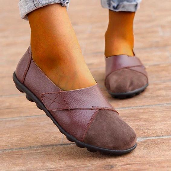 Vanccy- Premium Orthopedic Shoes Genuine Comfy Leather Loafers - dressowy
