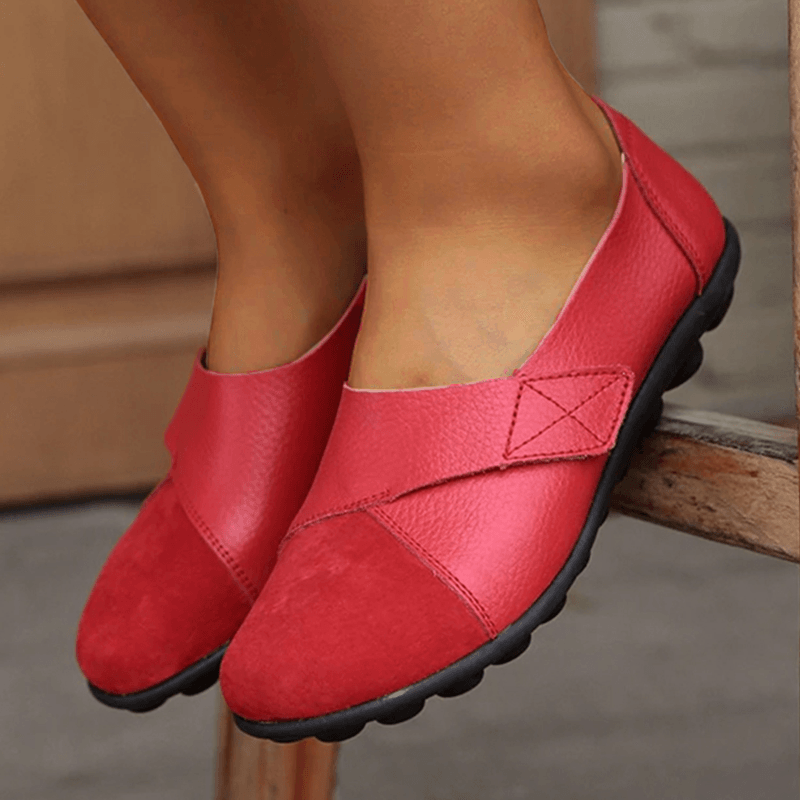 Vanccy- Premium Orthopedic Shoes Genuine Comfy Leather Loafers - dressowy