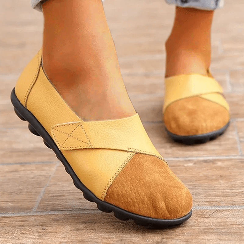 Vanccy- Premium Orthopedic Shoes Genuine Comfy Leather Loafers - dressowy