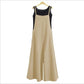 Women's Sleeveless Oversized Casual Jumpsuit - dressowy